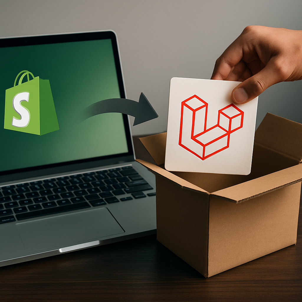 Як перенести сайт з Shopify на Laravel: покроковий план